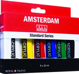 Amsterdam Acrylic Standard Series Paint Set 6X20Ml Basic