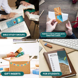 Only Zest 96 Pack Christian Bookmarks with Inspirational Bible Verses, Unique, Vibrant Bible Bookmark, Bulk Christian Gifts for