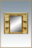 Montana Woodworks Log Dresser Mirror - Deluxe