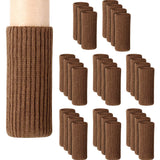 TEKEFT 20 pcs Knitting Wool Furniture Socks Chair Leg Socks Furniture Sliders That Protect Hardwood Floors from Scratches Socks