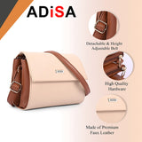 Adisa Women Girls Dual Cross Body Sling Bag (Sl5158-Cre),Off White,,B0F6ZQ3PCY