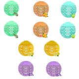 Ella Urinal Screen Toilet mat Fresh Scented AntiSplash with Air Freshener Deodorizer Long Bristle Splash Reducing Urinal Cake F