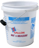 Encore Plastics 56511 Mix N Measure Plastic Pail with Foam Grip Handle, 5Gallon