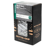 Huttig-Grip Fence Deck Nails 2 inches 6d for Wood Fencing HGN6HGSTDK5 Spiral Shank Hot Galvanized Finish, 5 lb Pack of 690 Nails