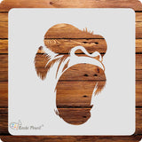 Kachi Pencil King Kong Art and Craft Stencils for Painting, Size 6 x 6 inch Reusable Stencil for Painting, Fabric, Glass, Wall P
