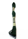 DMC 117319 Mouline Stranded Cotton Six Strand Embroidery Floss Thread, Dark Pistachio Green, 8.7Yard