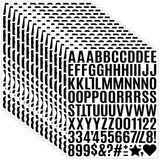 1470Pcs Letter Stickers Alphabet Stickers 15 Sheets Vinyl Small Mailbox Numbers 1 Inch Self Adhesive,Stick on Letters for Scrapb