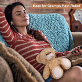 SuzziPals Teddy Bear Stuffed Animals, Microwavable Stuffed Animal Heating Pads for Cramps & Pain Relief, Bear Stress Relief Toy