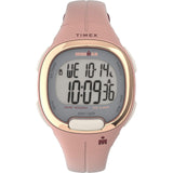 Timex Womens TW5M35000 Ironman Transit 33mm Pink/Rose GoldTone Resin Strap Watch