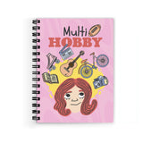 Plan To Gift Girls Hobbies Spiral Wiro Unruled Blank Pages Notebook Diary Journal Drawing Book SizeA5(6X9 Inches) (Girls Hobbie