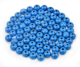 AD Beads Wood Spacer Loose Wooden Craft Beads Big Hole Beads Assorted for Necklace Bracelet Craft Making Decoration (8x10mm 200p