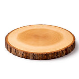 Fantastic Store Wooden Slice Centerpiece Natural Wood Slab with Bark Edge serveware | Multifunctional Rustic Tree Slice for Wedd