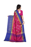 Leriya Fashion Soft Cotton & Silk Saree For Women Half Sarees Under 349 2020 Beautiful For Women Saree Free Size With Blouse Piece (Rani-Blue)