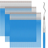 100 Pieces Miniature Detail Paint Brushes Pointed Round Painting Brush Watercolor Fine Tip Nylon Hair Artist Paint Brushes for A