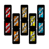 woopme Set of 5 Magnetic Be The Fucking Best Bookmark for Book Lovers Readers Students Gift Magnetic Page Clips Folding