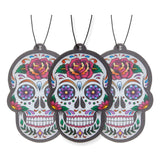 Skull Car Air Freshener 3 Pack Scented With Essential Oils By Fresh Fresheners