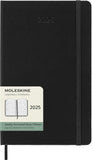 Moleskine Classic 12 Month 2025 Weekly Horizontal Planner, Hard Cover, Large (5 x 8.25), Black, 144 pages