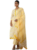 Libas Women'S Pure Cotton Kurta Set (49066_Off White