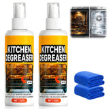 GreaseKiller BBQ Grill Cleaner Spray, Heavy Duty Kitchen Degreaser Foaming Spray, Outdoor Grill Degreaser for BBQ Grate, Oven, R