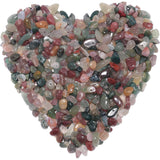 400pcs Natural Chip Stone Beads for Jewelry Making Purple Green Agate 5-8mm Irregular Gemstones Healing Crystal Loose Rocks Bead