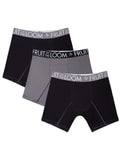 Fruit of the Loom Mens Performance Cooling Boxer Briefs, Black/Grey, Large