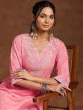 Libas Women'S Viscose Rayon A-Line Kurta (29201_Pink Pink M