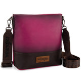 Wrangler Medium Crossbody Purse for Women Hot Pink Purses and Handbags Crossbody Bags Women Messenger Bag WG20-8360HPK