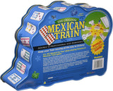 Puremco Mexican Train Double 12 Professional Size Dominoes With Bonus Chickenfoot Game Included Travel Tin Board Game, 91 Tiles,