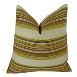 Plutus Brands Plutus Camp Evergreen Seaweed Handmade Throw Pillow, 12 X 25, Cream/Green/Brown