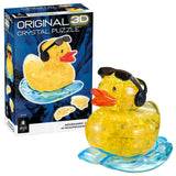BePuzzled Yellow Rock'n Duck Standard Original 3D Crystal Puzzle, Perfect for Puzzlers Ages 12 and Up, Challenging to Complete a