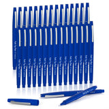 Lelix Felt Tip Pens, 30 Blue Pack, 0.7mm Medium Point, Felt Tip Markers Pens for Journaling, Writing, Note Taking, Planner, Perf
