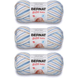 Bernat Softee Baby Yarn Ombres (3Pack) Little Boy Blue 166031311283
