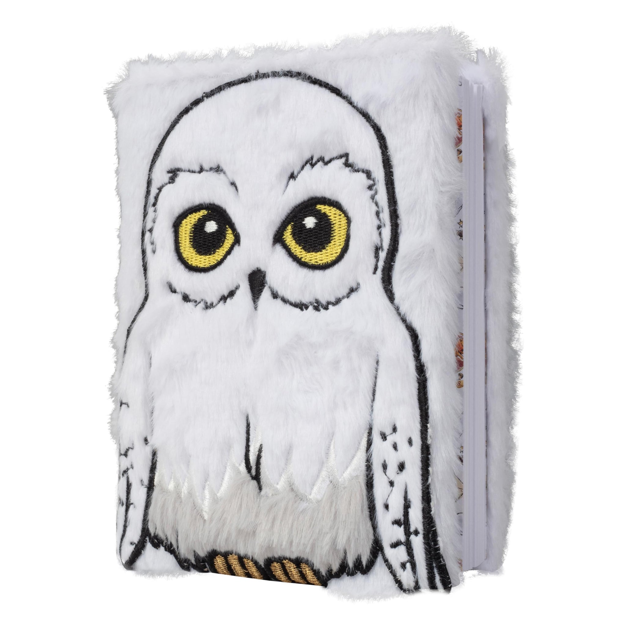 Harry Potter Hedwig Owl Plush Journal Diary for Kids - Cute Soft Cover Notebook w/ 216 Pages - Officially Licensed - Book & Movi