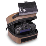 USA GEAR Hard Shell DSLR Camera Case with Molded EVA Protection, Quick Access Opening, Padded Interior and Rubber Coated Handle