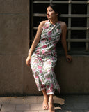 Anni Designer Women'S Rayon Blend Straight Block Printed Kurta With Pant (Gulbagh Multi_Xxl_White_Xx-Large),White,2XL,,,