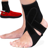 Omeer Left Foot AFO Foot Drop Brace For Walking With Shoes, Socks, Or Barefoot Provides Foot Drop Support For Men Or Women And A