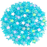 OIIKI 200 PCS Acrylic Star Shape Beads, Star Shape Charming Beads, Acrylic 11mm Beads for DIY Jewelry Craft Making Necklace Brac