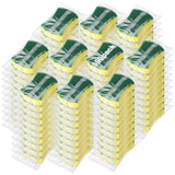 Ovveroche 100 Pcs Individually Wrapped Sponges Uncompressed Green