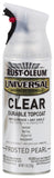 RustOleum 302155 Universal All Surface Clear Topcoat Spray, 11 oz, Frosted Pearl Clear