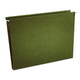 Universal UNV14141 1/5Cut Tab Box Bottom Hanging File Folders Letter Size, Standard Green (25/Box)