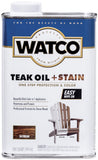 Watco 348747 Teak Oil Plus Stain, Quart, Jacobean, 32 Fl Oz