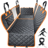 URPOWER 6 in 1 Convertible Dog Car Seat Cover for Back Seat 60/40 Split Dog Seat Cover 100% Waterproof Dog Hammock for Car Nonsl