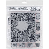 Stampers Anonymous Tim Holtz Cling Stamps 7X8.5, Botanical Sketch