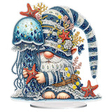 Diamond Painting Kits for Adults Beginners, 5D Full Drill Dwarf Ocean Crystal Art Desktop Ornament, DIY Single Sided Home Office