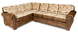 American Furniture Classics Model Angler'S Cove Two Piece Sectional Sofa, Brown