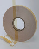 Transparent Vinyl Tape with Self-Adhesive. (1/4 inch x 50 ft, Gold)