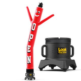 LookOurWay Air Dancers Inflatable Tube Man Set - 10ft Tall Wacky Waving Inflatable Dancing Tube Guy with 12-Inch Diameter Blower