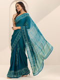 Libas Women16 Georgette Sarees (16273_Teal)