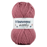 Wooly Soft Fluffy Bulky Weight #5 Wool Blended Fast Knitting Crocheting Yarn, 25% Wool 75% Acrylic, 100 Gram (3.53 Ounces) 109 Y