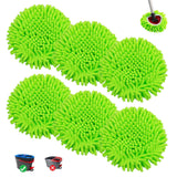 Mop Replace Head for O Cedar, Spin Heads Replacements for Ocedar RinseClean 2 Tank Spin Mop, Chenille Duster for Ocedar Include 